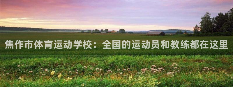 J9官网下载平台注册：焦作市体育运动学校：全国的运动员和教练